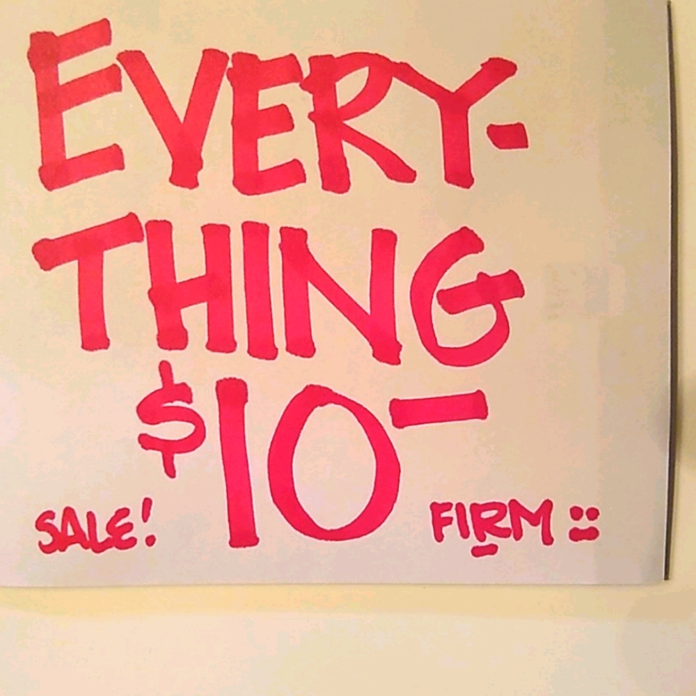 COPY - ALL ITEMS TEN BUCKS